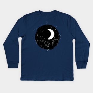 Night sky Kids Long Sleeve T-Shirt